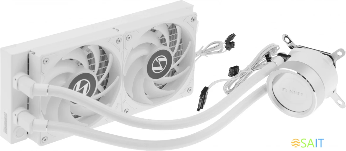 Система водяного охлаждения Lian-Li Galahad II Trinity 240 ARGB Soc-AM5/AM4/1200/1700/1851 белый30dB Al+Cu 240W Ret (G89.GA2T24W.00)