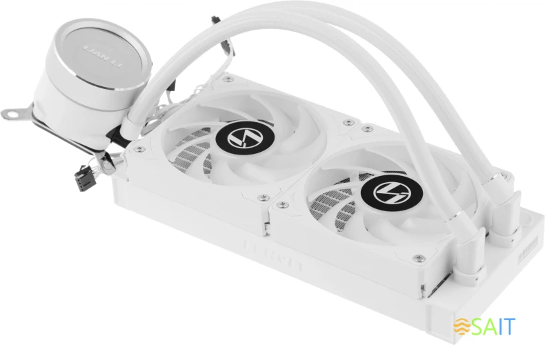 Система водяного охлаждения Lian-Li Galahad II Trinity 240 ARGB Soc-AM5/AM4/1200/1700/1851 белый30dB Al+Cu 240W Ret (G89.GA2T24W.00)