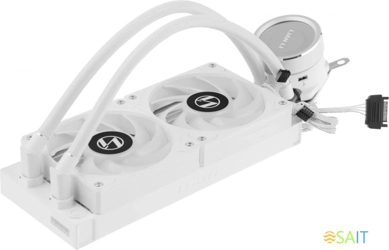 Система водяного охлаждения Lian-Li Galahad II Trinity 240 ARGB Soc-AM5/AM4/1200/1700/1851 белый30dB Al+Cu 240W Ret (G89.GA2T24W.00)