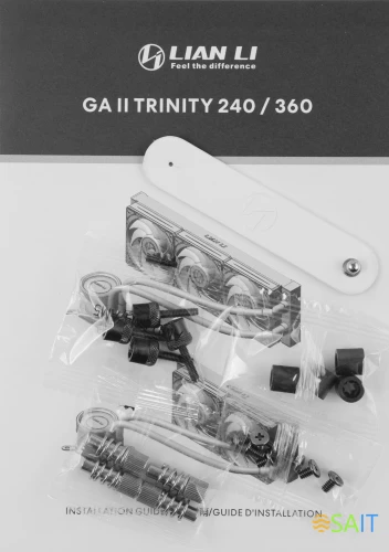 Система водяного охлаждения Lian-Li Galahad II Trinity 240 ARGB Soc-AM5/AM4/1200/1700/1851 белый30dB Al+Cu 240W Ret (G89.GA2T24W.00)