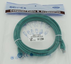 Патч-корд cat.5E molded 5м зеленый RJ-45 (m)-RJ-45 (m)