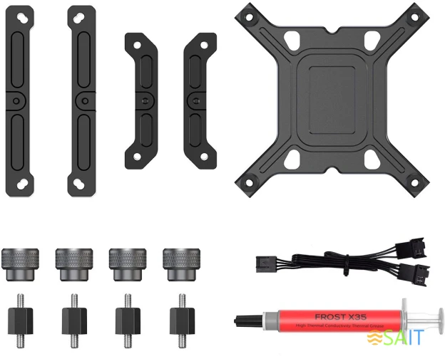 Устройство охлаждения(кулер) ID-Cooling Frozn A620 Pro Se Soc-AM5/AM4/1200/1700/1851 черный 4-pin 15-27.2dB Al+Cu 260W 1020gr Ret