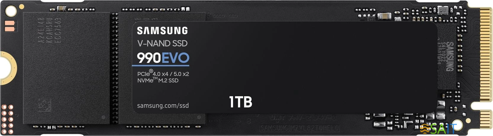 Накопитель SSD Samsung PCIe 4.0 x4 1TB MZ-V9E1T0BW 990 EVO M.2 2280