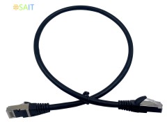 Патч-корд Buro BU-7-0.5M STP 4 пары cat.7 CCA molded 0.5м черный RJ-45 (m)-RJ-45 (m)