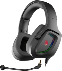 Наушники с микрофоном A4Tech Bloody G573P черный 2м мониторные оголовье (G573P)