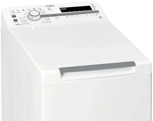 Стиральная машина Whirlpool TDLR 65230SS EU/N пан.англ. класс: A загр.вертикальная макс.:6кг белый инвертор