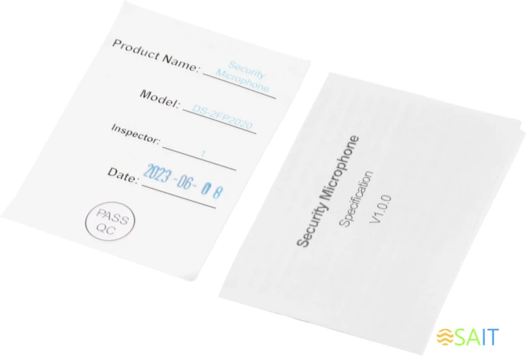 Микрофон Hikvision DS-2FP2020