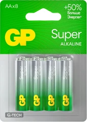 Батарея GP Super Alkaline 15AA21-2CRSBC8 AA (8шт) блистер