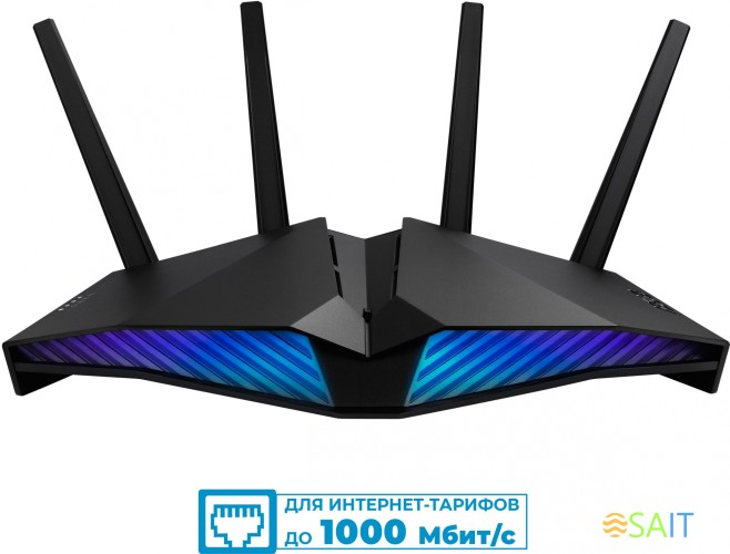 Роутер беспроводной Asus RT-AX82U AX5400 10/100/1000BASE-TX/4G ready черный