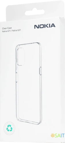 Чехол (клип-кейс) Nokia для Nokia G11/G21 Clear Case прозрачный (8P00000192)