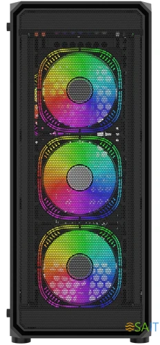 Корпус Bloody BD-CC114F черный без БП ATX 4x120mm 1xUSB2.0 1xUSB3.0 audio bott PSU