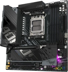 Материнская плата Gigabyte X870M A ELITE WF7 SocketAM5 AMD X870 4xDDR5 mATX AC`97 8ch(7.1) 2.5Gg RAID+HDMI