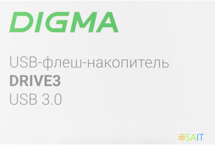 Флеш Диск Digma 64Gb DRIVE3 DGFUM064A30SR USB3.0 серебристый
