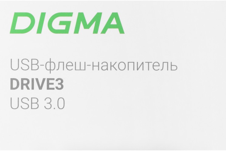 Флеш Диск Digma 64Gb DRIVE3 DGFUM064A30SR USB3.0 серебристый