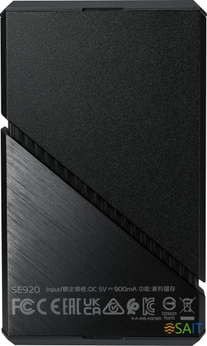 Накопитель SSD A-Data USB-C 4.0 1TB SE920-1TCBK SE920 2.5" черный