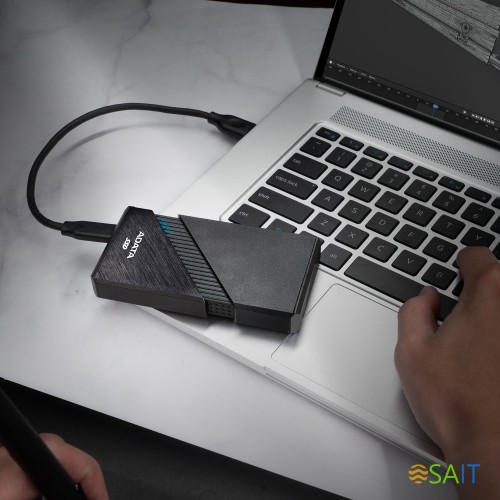 Накопитель SSD A-Data USB-C 4.0 1TB SE920-1TCBK SE920 2.5" черный