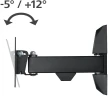 Кронштейн для телевизора Hama 00220820 черный 10"-26" макс.15кг настенный поворот и наклон