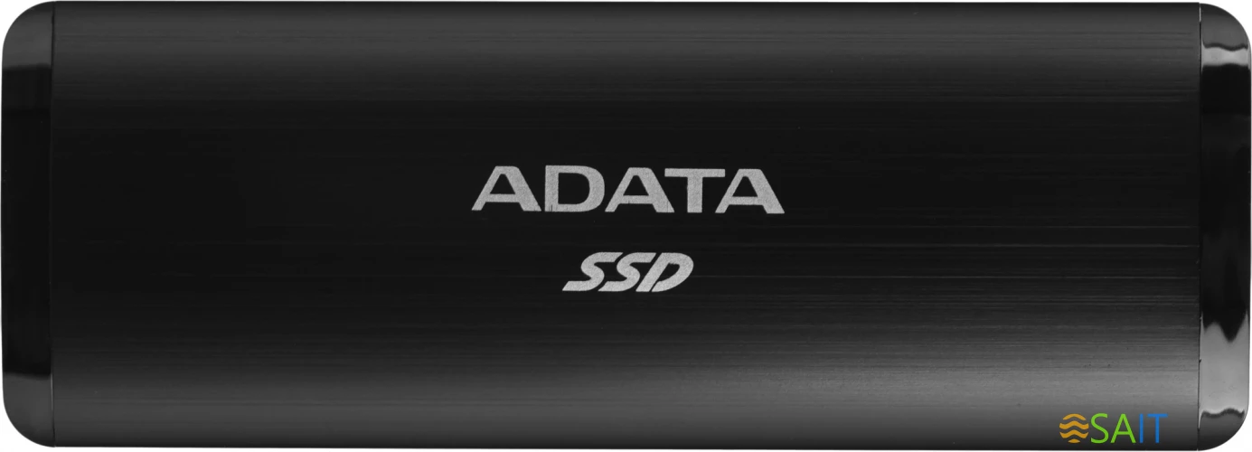 Накопитель SSD A-Data USB-C 256Gb ASE760-256GU32G2-CBK SE760 1.8" черный