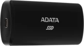 Накопитель SSD A-Data USB-C 256Gb ASE760-256GU32G2-CBK SE760 1.8" черный