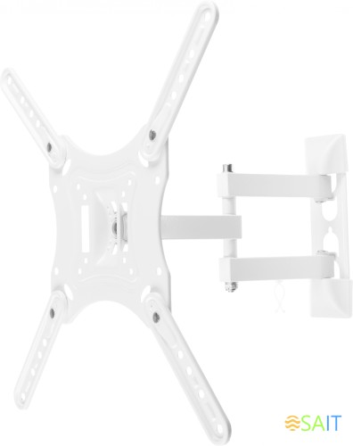 Кронштейн для телевизора Ultramounts UM870W белый 23"-55" макс.30кг настенный поворот и наклон