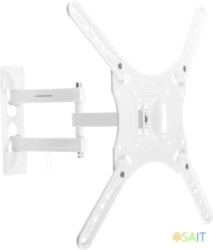 Кронштейн для телевизора Ultramounts UM870W белый 23"-55" макс.30кг настенный поворот и наклон