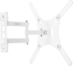 Кронштейн для телевизора Ultramounts UM870W белый 23"-55" макс.30кг настенный поворот и наклон