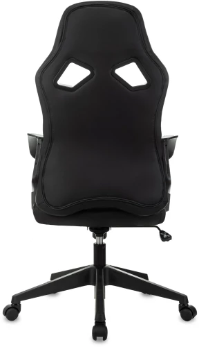 Кресло игровое Zombie 300 черный эко.кожа крестов. пластик пластик черный