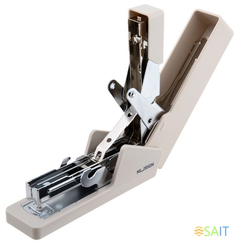 Степлер Deli ENS081GREY Nusign 24/6 26/6 (25листов) серый 100скоб коробка