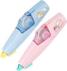 Лента коррект. Deli EH21401 6мх5мм ассорти корпус белый блистер