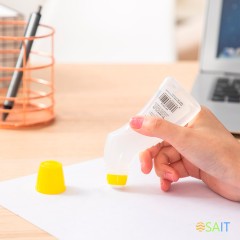 Клей жидкий Deli EA21410 65мл тканевый аппликатор Stick UP