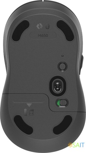 Мышь Logitech M650 графитовый оптическая 4000dpi беспров. BT/Radio USB 4but (910-006259)