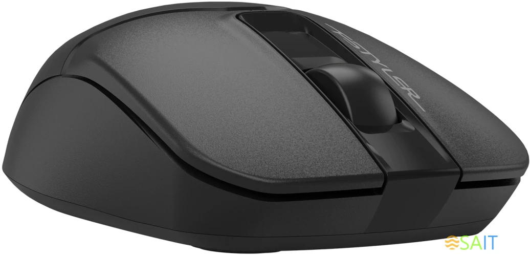 Мышь A4Tech Fstyler FG12S черный оптическая 1200dpi silent беспров. USB 3but (FG12S BLACK)