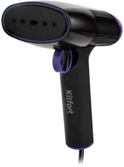 Отпариватель ручной Kitfort КТ-9114 1500Вт черный/фиолетовый