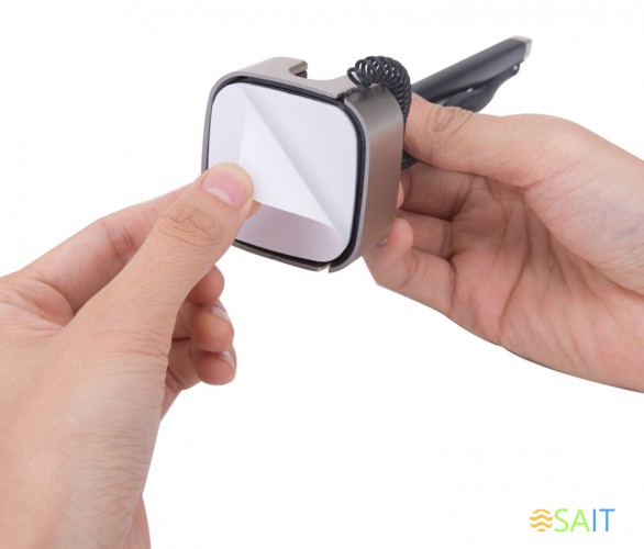 Ручка гелев. Deli E6797black черный d=0.7мм черн. черн. на подставке линия 0.55мм