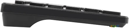 Клавиатура Оклик K733 черный USB slim Multimedia