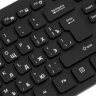 Клавиатура Оклик K733 черный USB slim Multimedia