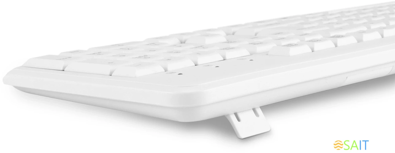 Клавиатура Оклик K225W белый USB беспроводная Multimedia (1875235)