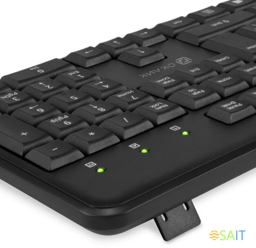 Клавиатура + мышь Оклик S650 клав:черный мышь:черный USB Multimedia (1875246)