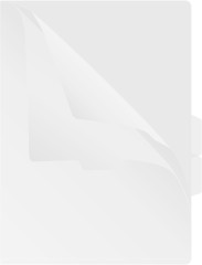 Папка-уголок Бюрократ -E356CLEAR 3 уровн. A4 пластик 0.15мм прозрачный