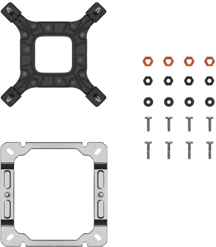 Устройство охлаждения(кулер) Deepcool AK400 Digital SE Soc-AM5/AM4/1200/1700/1851 черный 4-pin 19-28dB Al+Cu LCD 220W 812gr Ret (R-AK400-BKADMN-GJD)