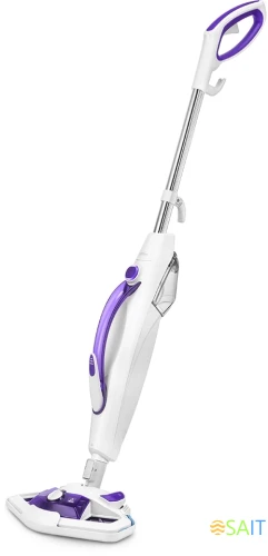 Швабра паровая Kitfort КТ-1085 1500Вт белый/фиолетовый