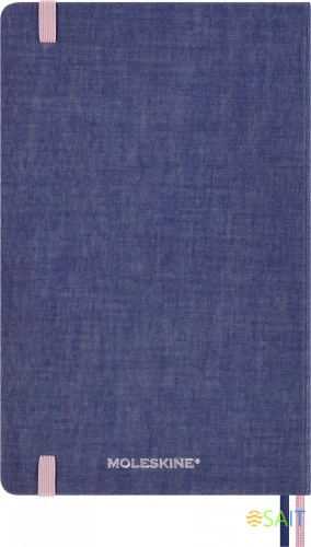 Блокнот Moleskine LIMITED EDITION SAKURA LESU08QP062 Large 130х210мм обложка текстиль 176стр. нелинованный синий 2025
