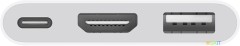Переходник Apple A2119 MUF82FE/A USB (f)/USB Type-C (f)/HDMI (f)-USB Type-C (m) 0.11м белый