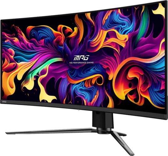Монитор MSI 34" MPG 341CQPX черный QD OLED LED 21:9 HDMI матовая HAS Piv 250cd 178гр/178гр 3440x1440 240Hz DP UW USB 8.9кг