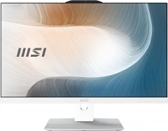 Моноблок MSI Modern AM242P 12M-1069XRU 23.8" Full HD i3 1215U (1.2) 16Gb SSD512Gb UHDG без ОС GbitEth WiFi BT 120W клавиатура мышь Cam белый 1920x1080
