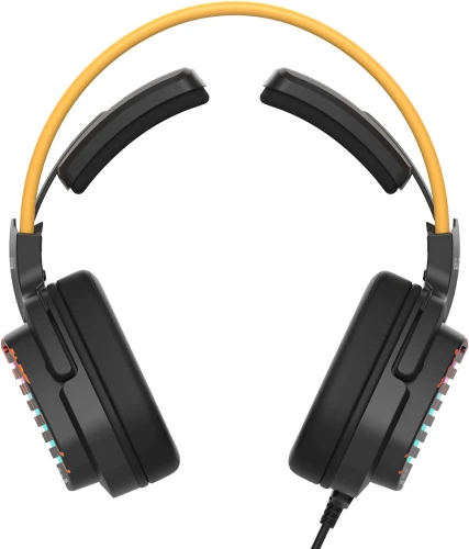 Наушники с микрофоном A4Tech Bloody G565 черный/рисунок 0.2м мониторные оголовье (G565 ENERGY BLACK)