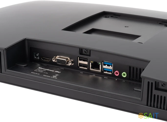 Моноблок IRU 23ID 23.8" Full HD i7 1255U (1.7) 16Gb SSD512Gb UHDG CR noOS GbitEth WiFi BT 120W Cam черный 1920x1080