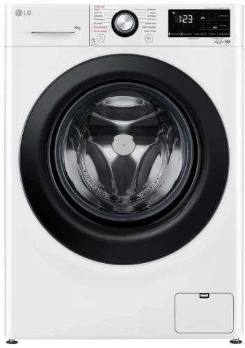 Стиральная машина LG F2V3PS6W класс: A загр.фронтальная макс.:8кг белый инвертор