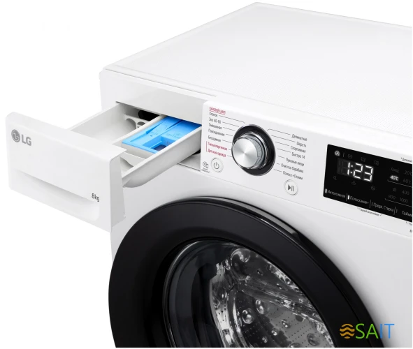 Стиральная машина LG F2V3PS6W класс: A загр.фронтальная макс.:8кг белый инвертор