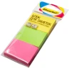 Блок самоклеящийся бумажный Silwerhof 38x51мм 100лист. 75г/м2 неон ассорти европодвес (упак.:3шт)